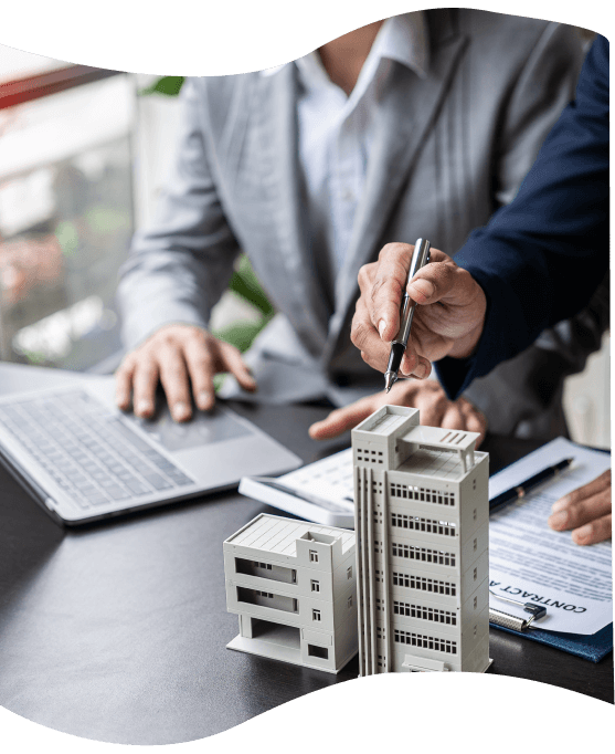 A LiButti Capital advisor reviewing investment property plans