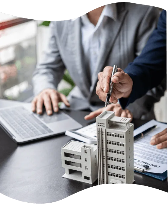 A LiButti Capital advisor reviewing investment property plans