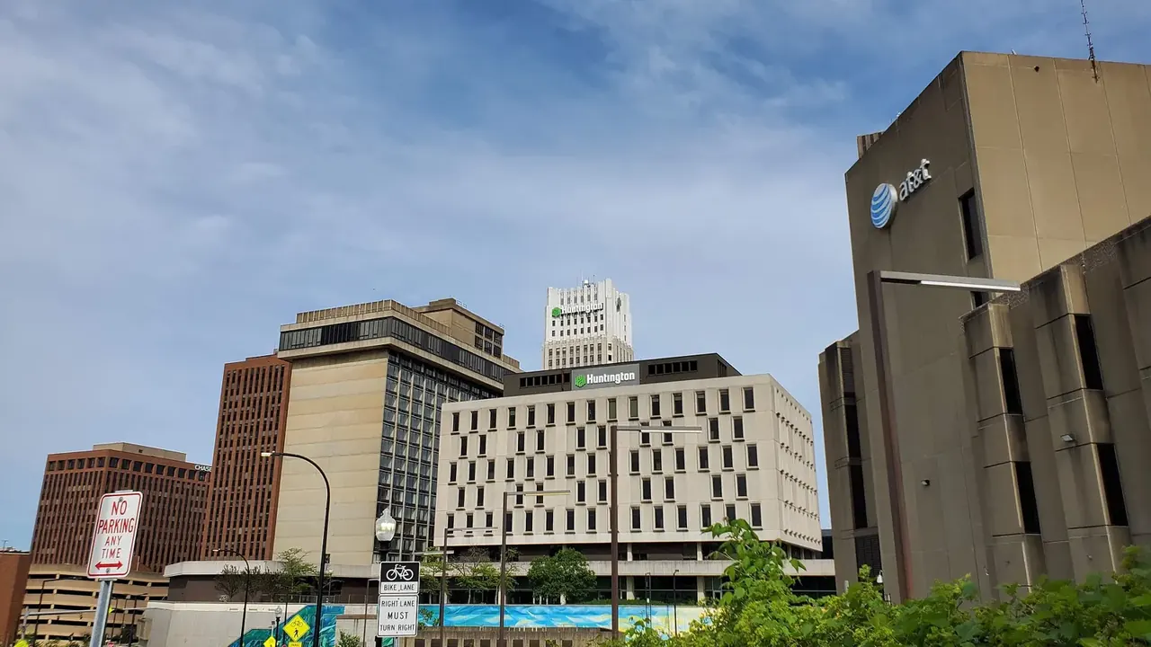 Akron skyline