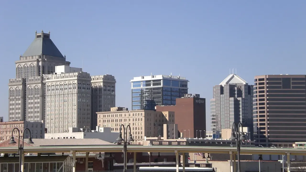 Greensboro skyline