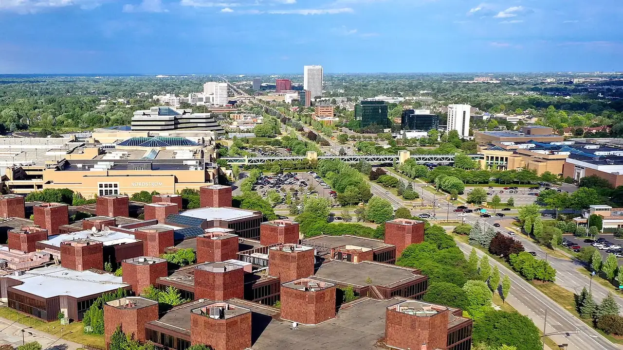 Troy skyline